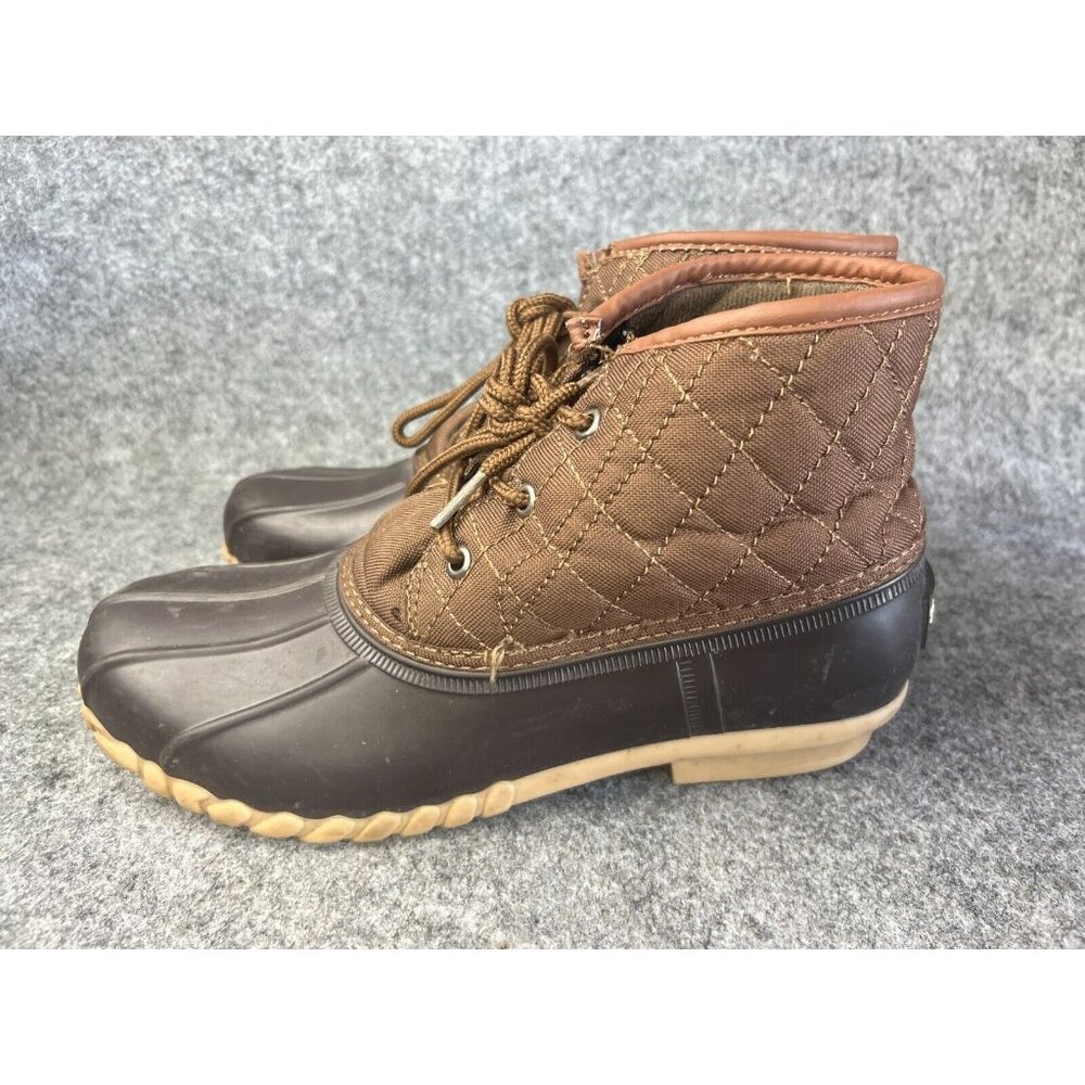 St. John's Bay Brown Quilted Winter Boots